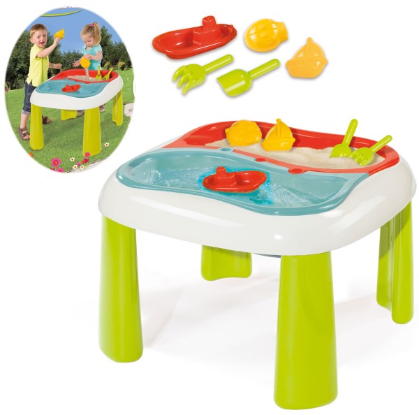 Großer Sand und Wasser Spieltisch mit Sandspielzeug
