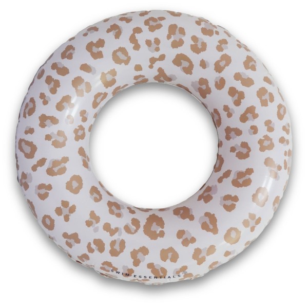 Großer Schwimmring 90 cm Leopard (Beige)