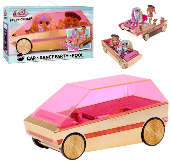 L.O.L. Surprise 3-in-1 Großer Party Cruiser (Gold-Pink)