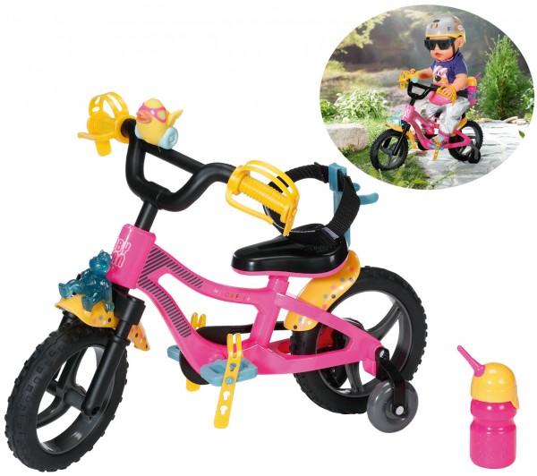 Baby Born Fahrrad 43 cm (Pink-Schwarz)