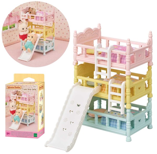 Sylvanian Families Möbelset Dreistöckiges Babyhochbett