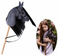 Hobby Horse Steckenpferd mit offenem Mund Blaze (Grau-Schwarz) Hobby Horse Steckenpferd mit offenem Mund Blaze (Grau-Schwarz)