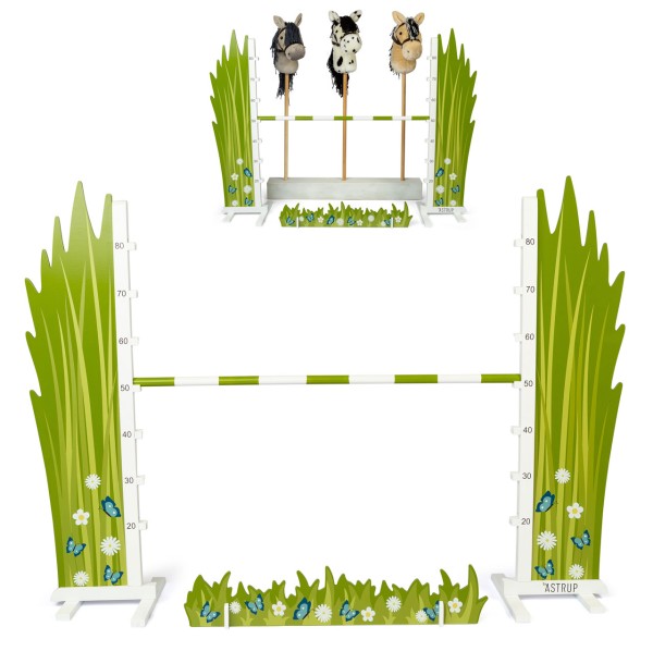 Hobby Horse Jump Flowers Springhindernis aus Holz