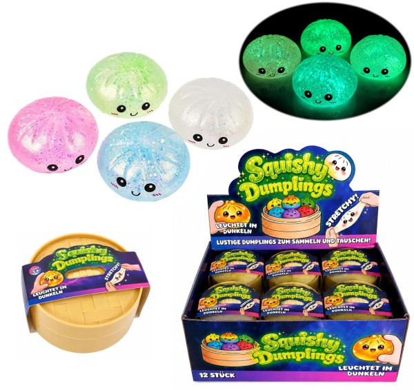 Mystery Dumpling Glow in the Dark - Squishy 9 cm (Sortiert)
