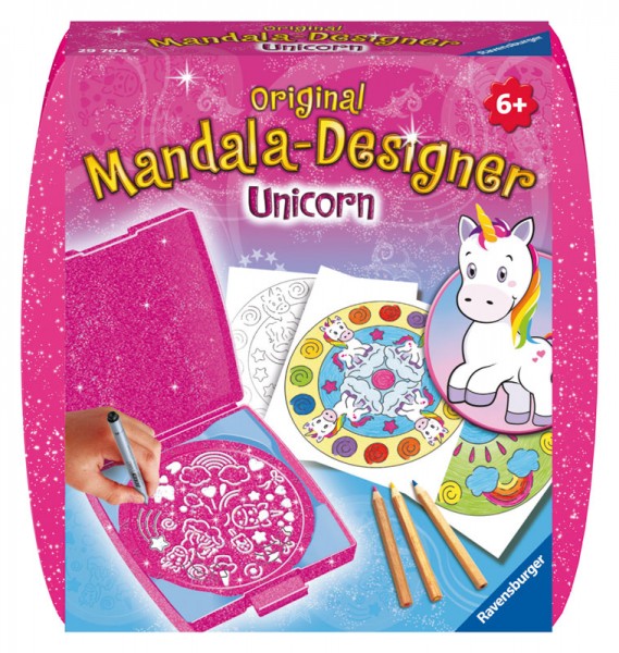 Mini Mandala Designer Einhorn