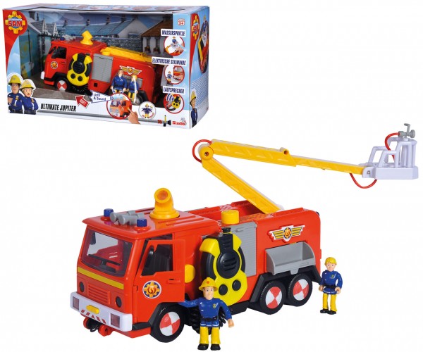 Feuerwehrmann Sam Ultimate Jupiter 2.0 mit Licht & Sound und 2 Figuren