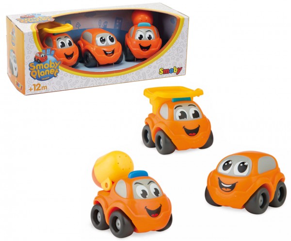 Vroom Planet Mini-Flitzer Set Baufahrzeuge