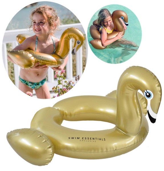 Spaltring Schwimmreifen Schwan 55 cm (Gold)