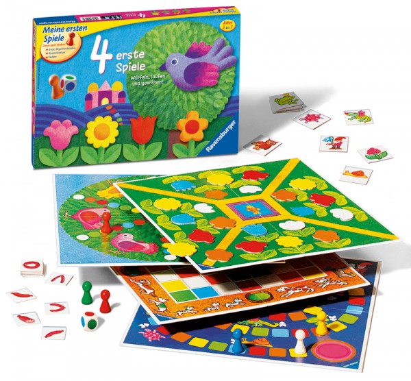 Kinderspiel 4 erste Spiele