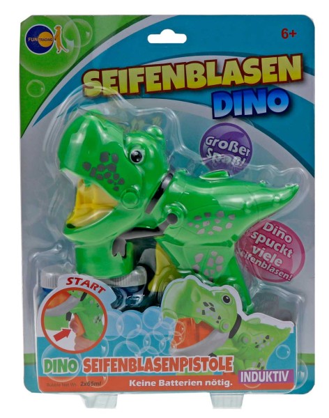 Seifenblasenpistole Dino (Grün)