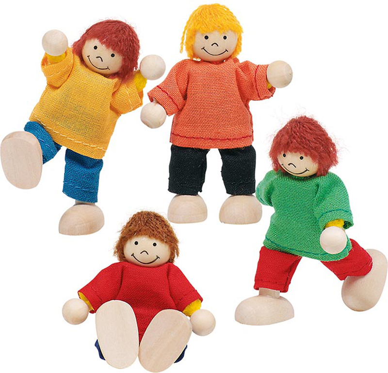 Goki Puppenhaus-Puppen City-Familie