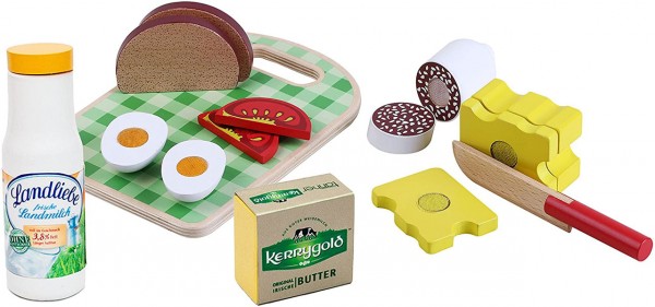 Brotzeit Spiellebensmittel aus Holz