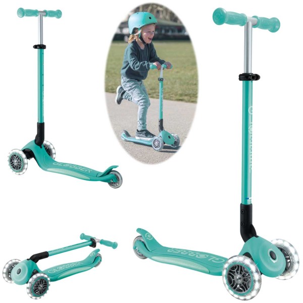 Scooter Elite Lights mit Leuchtrollen (Dunkelmint)