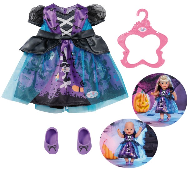 Baby Born Halloween Kleid 43 cm (Lila-Blau)