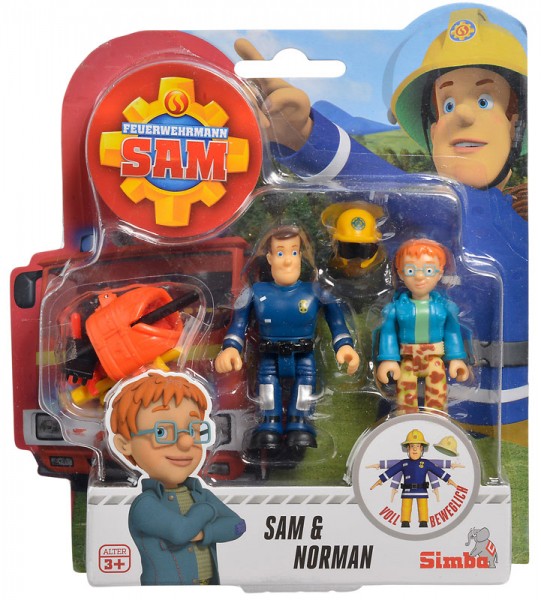 Feuerwehrmann Sam 2er Figuren-Set III Sam und Norman