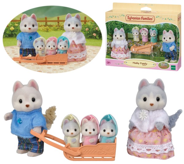 Sylvanian Families Husky Familie