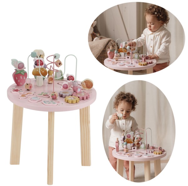 Activity-Tisch Fairy Garden aus Holz (Rosa)