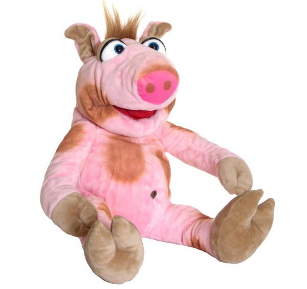 Living Puppets Handpuppe Stulle das Schweinchen 47 cm