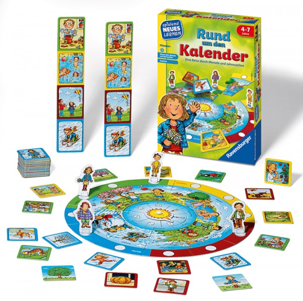 Kinderspiel Rund um den Kalender