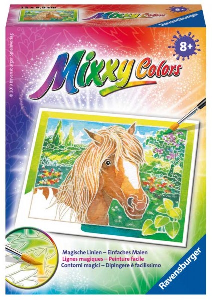 Malen nach Zahlen Mixxy Colors Pferd