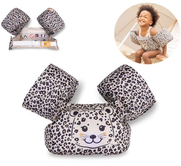 Schwimmhilfe Puddle Jumper Leopard 2 - 6 Jahre (Beige)