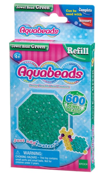 Aquabeads Grüne Glitzerperlen Refill-Set