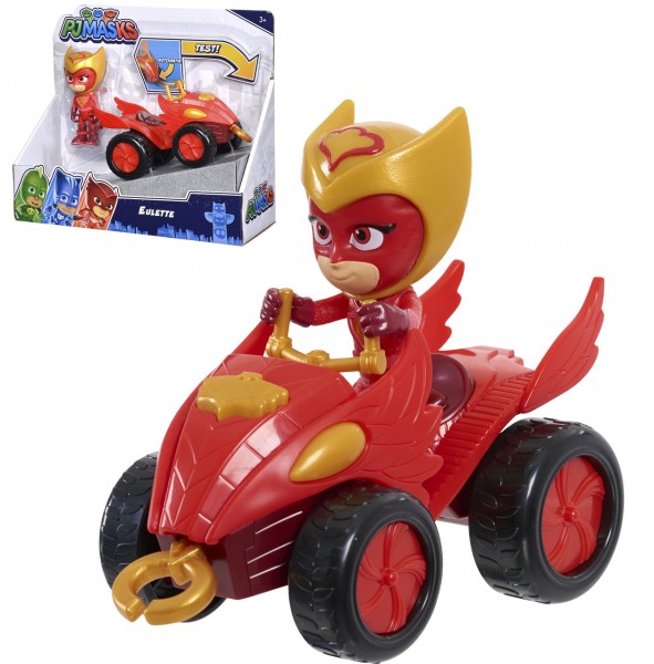 PJ Masks Quad Eulette mit Figur (Rot)