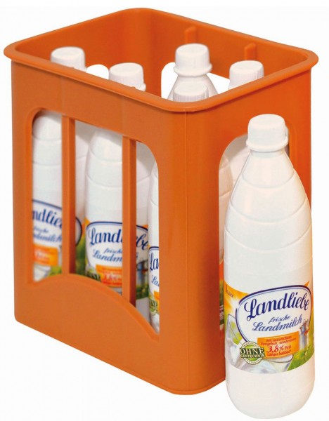 Getränkekiste für Kaufmannsladen Landliebe Milch
