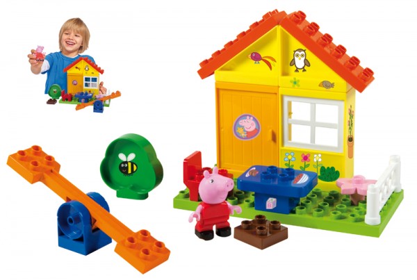 PlayBIG Bloxx Peppa Pig Garten Haus