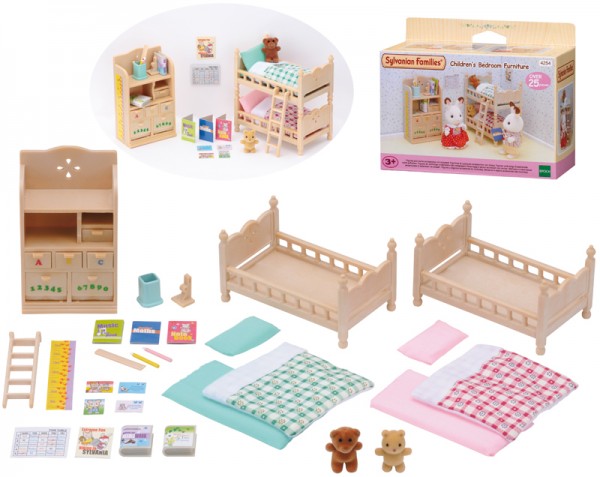 Sylvanian Families Kinderzimmer-Möbel mit Etagenbett