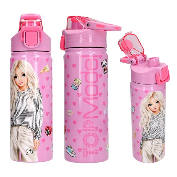 TOPModel Trinkflasche Edelstahl 600 ml (Pink)