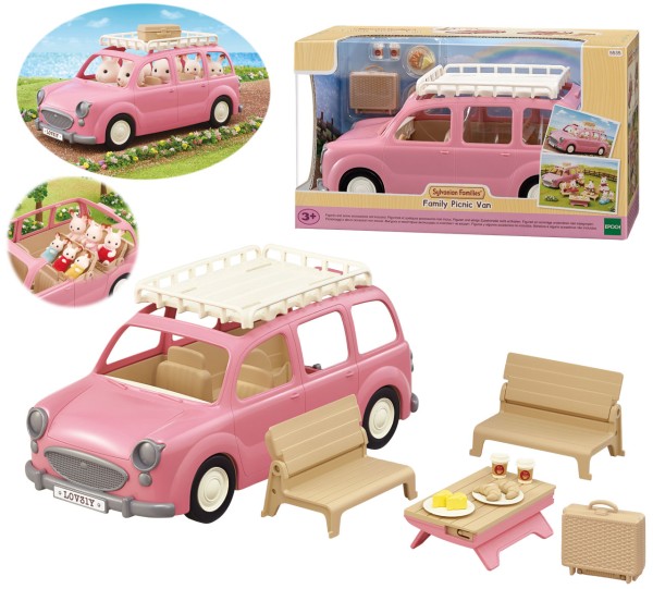 Sylvanian Families Familienauto mit Picknickzubehör