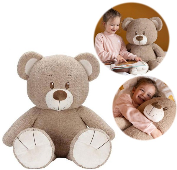 Kuscheltier Teddy Tiamo 70 cm (Beige-Braun)
