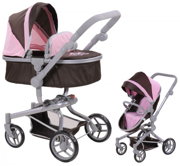 Puppenwagen Boonk 2in1 (Brown Flower)