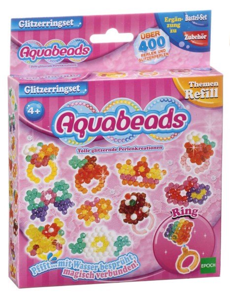 Aquabeads Glitzerrings-Set Refill