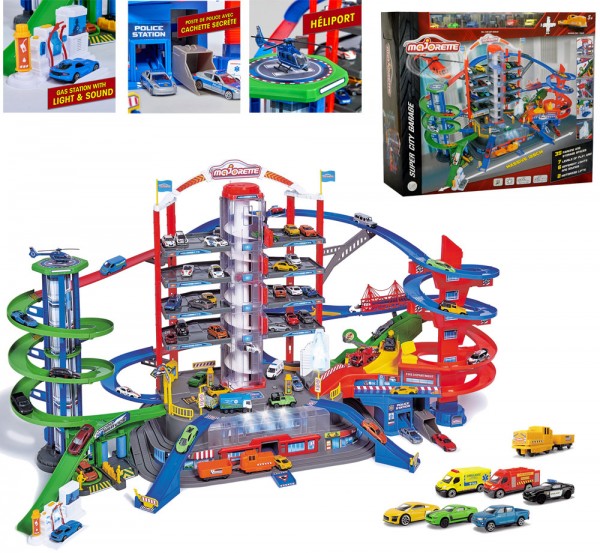 Super City Garage auf 7 Ebenen mit Licht und Sound