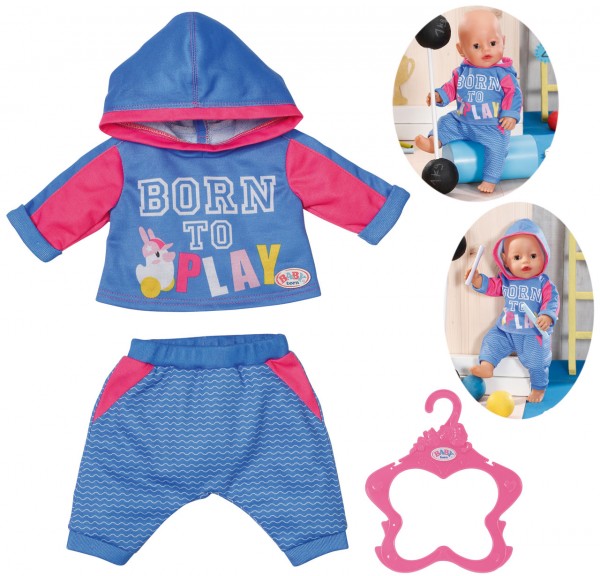 Baby Born Jogginganzug 43 cm (Blau)