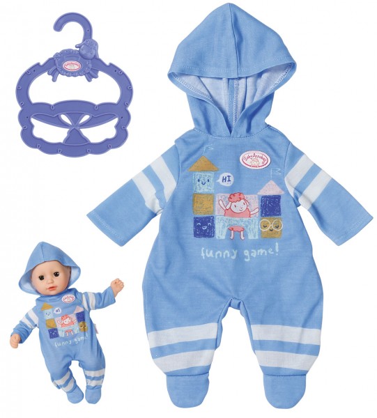 Baby Annabell Little Tagesoutfit Einteiler 36 cm (Blau)