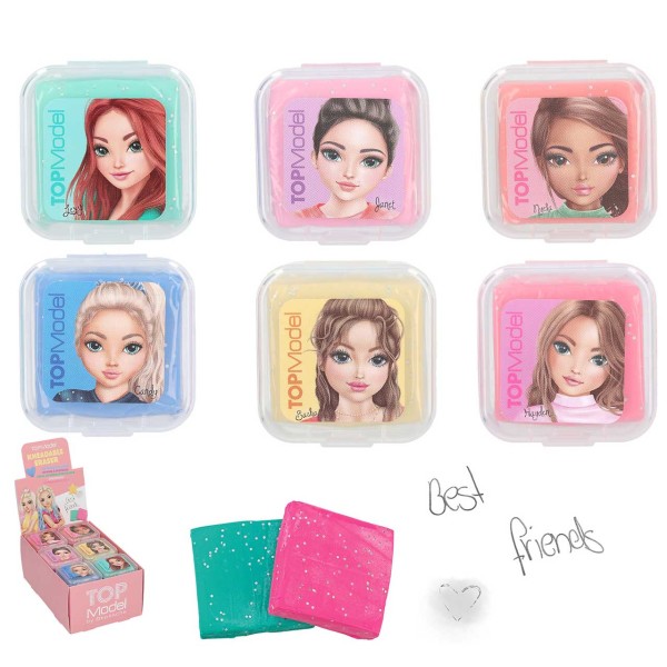 TOPModel Knetradiergummi mit Glitter (Sortiert)