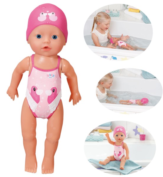 Baby Born My First Swim Girl Badepuppe 30 cm (Rosa-Pink)