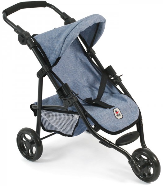 Mini Puppenjogger Lola (Jeans Blau)