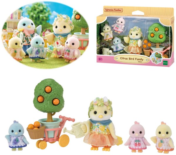 Sylvanian Families Zitronenvogel Familie