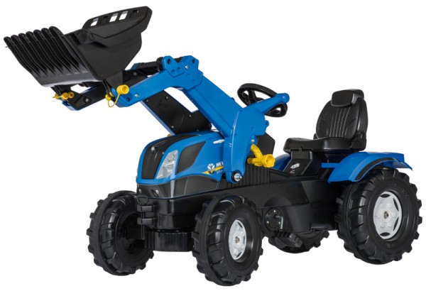 RollyFarmtrac New Holland mit Frontlader (Blau)