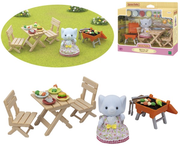 Sylvanian Families Picknick Spielset mit Elefanten Figur