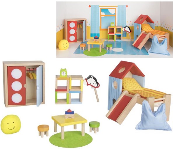 Puppenhausmöbel Modernes Kinderzimmer
