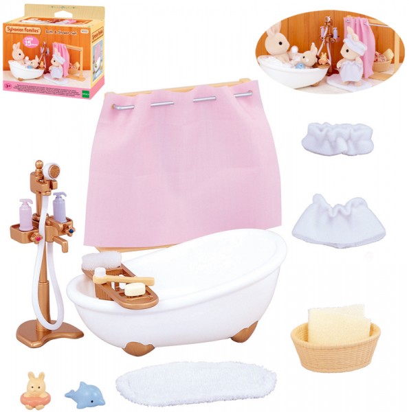 Sylvanian Families Möbelset Bad und Duschset