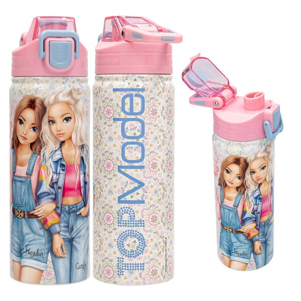 TOPModel Trinkflasche Edelstahl Festival Fun 600 ml (Rosa)