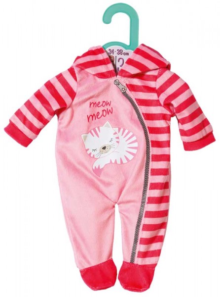 Dolly Moda Einteiler Katze 34 - 38 cm (Pink-Rosa)
