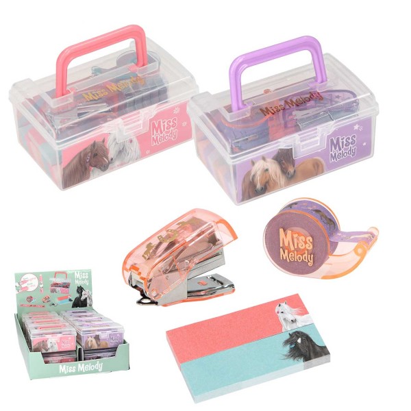 Miss Melody Schreibtischset in Putzkisten-Box (Sortiert)