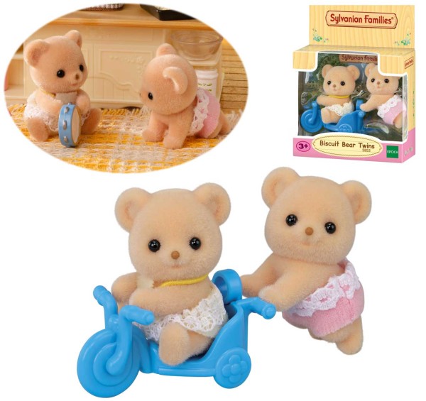 Sylvanian Families Biscuit Bären Zwillinge